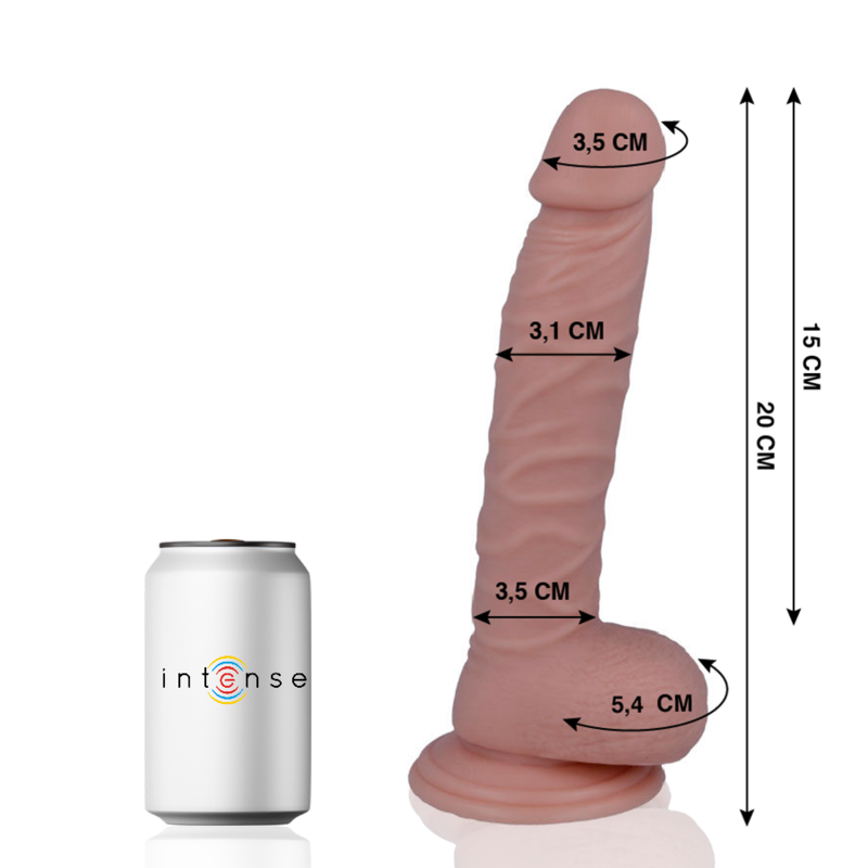 Gode à Ventouse 20 cm
